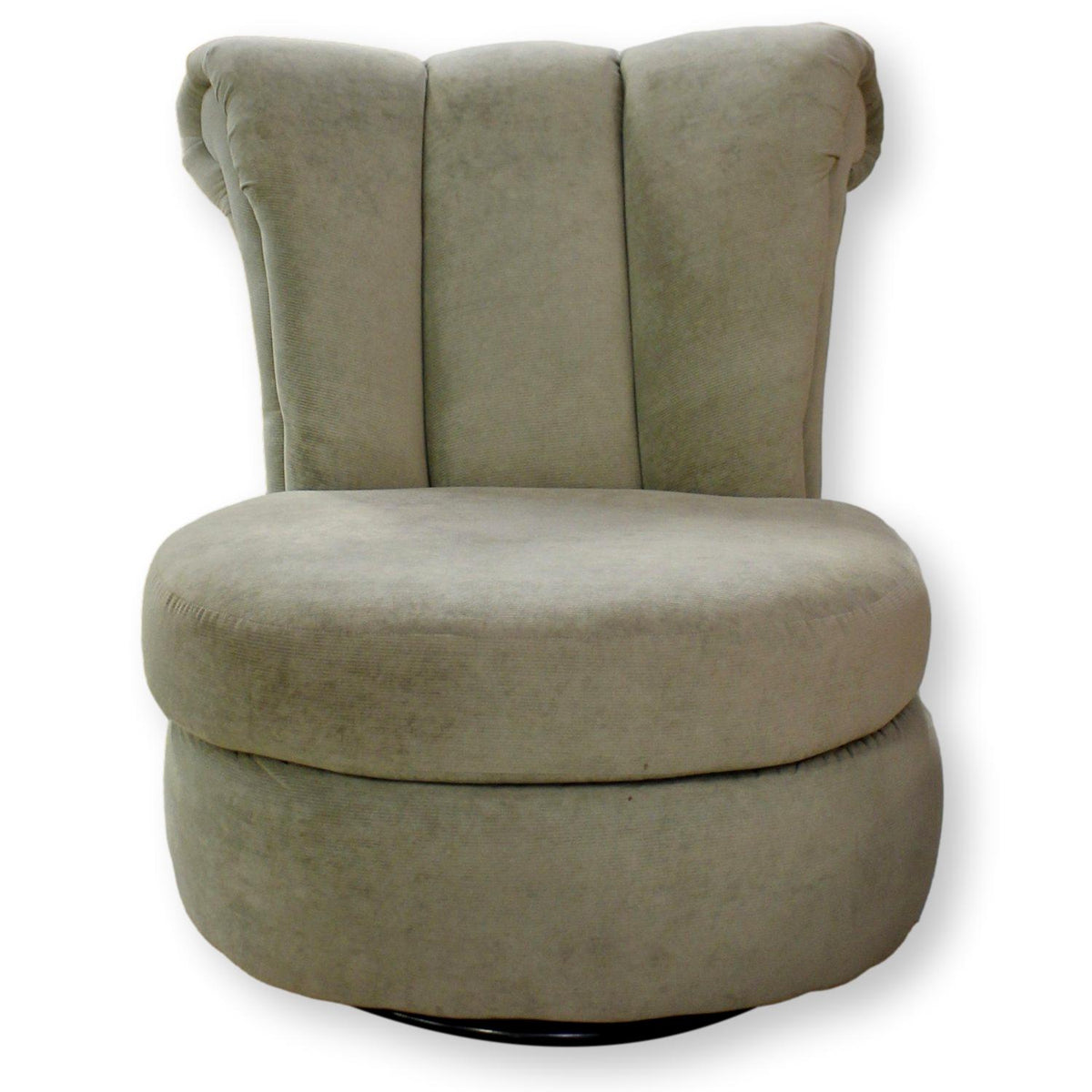 Channelback Swivel Accent Chair