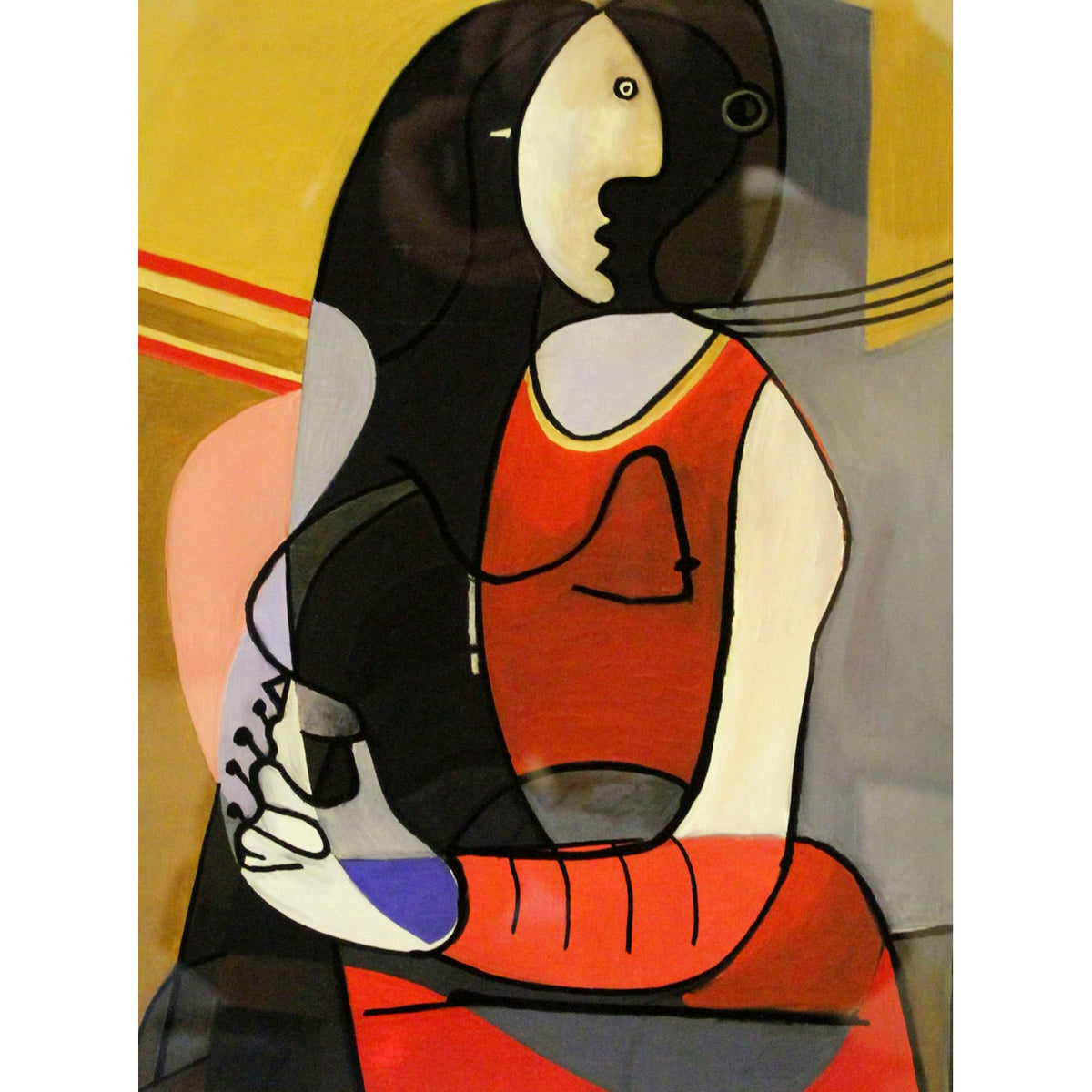 Gallery Framed Art Print 'Seated Woman' By Pablo Picasso