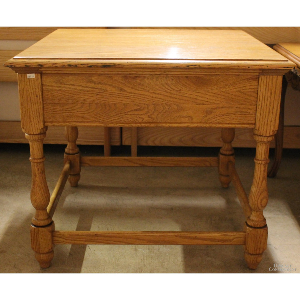 Knob Creek Square Oak End Table