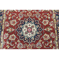 Safavieh 6' X 9' Burgundy & Navy Wool Area Rug