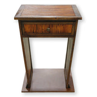 Bamboo & Wood Nightstand