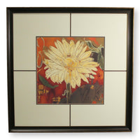 Framed Print "Gerber Garden I" by Lisa Snow Lady