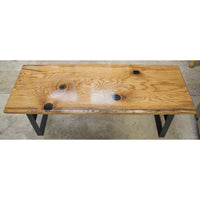 Oak Coffee Table - Black Knot