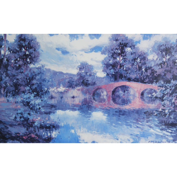 Framed Print 'El Viejo Puente' By Angel Ruiz de la Casa