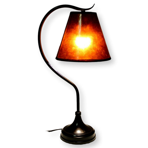 Desk Lamp w/Mica Shade