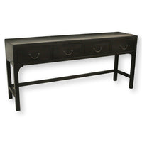 Long 4 Drawer Console Table