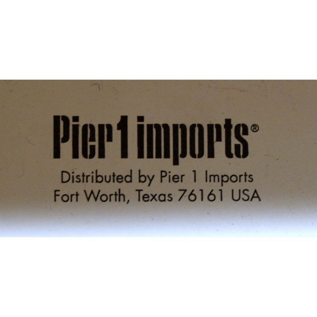 Pier 1 Imports Dark Finish Pine & Wicker Media Console
