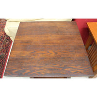 Vintage Dark Oak Accent Table