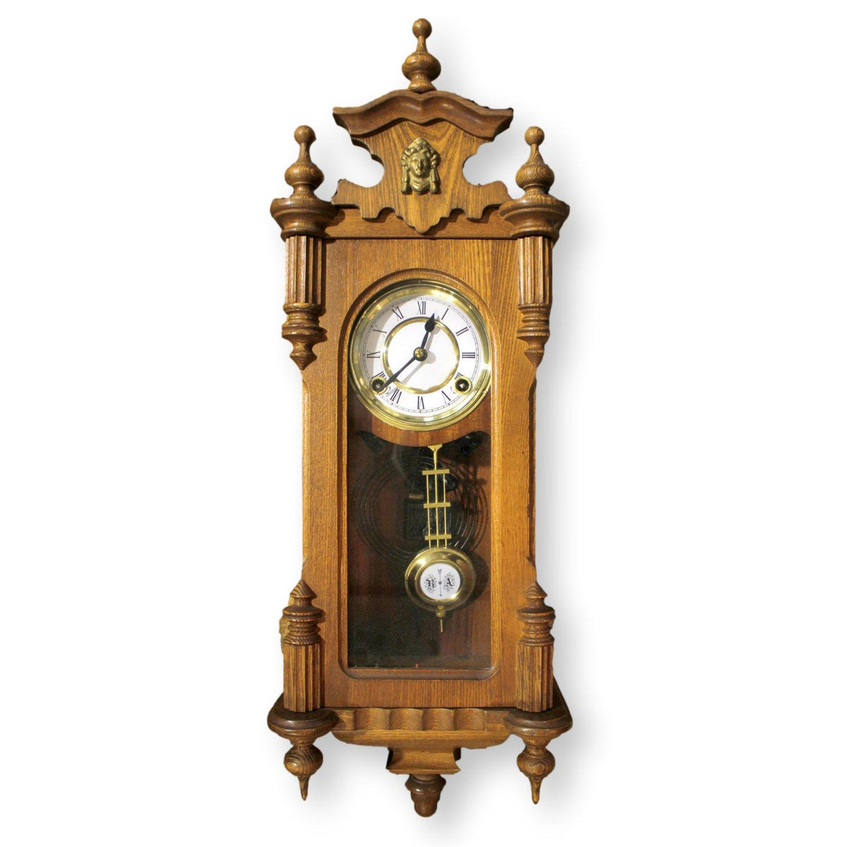 Oak Pendulum Wall Clock