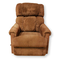 La-Z-Boy Brown Chenille Swivel Rocking Recliner