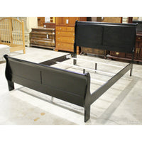 Furniture of America Black Queen Size Sleigh Bed