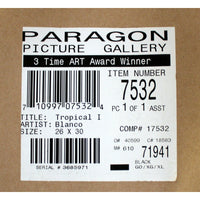 Framed Botanical Print 'Tropical I'