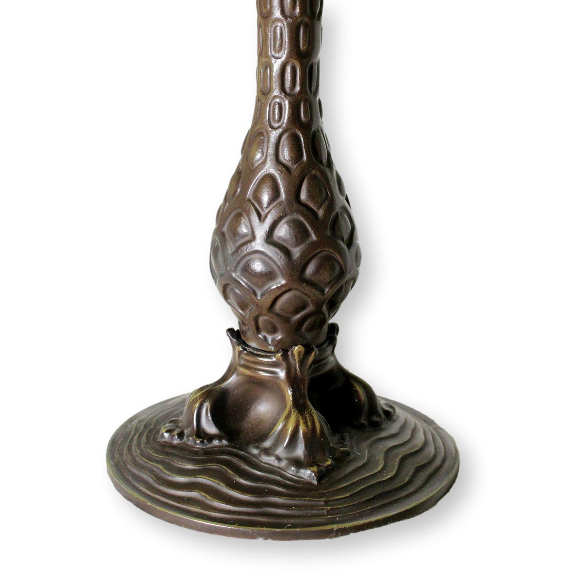 Gothic Table Lamp w/Handpainted Shade