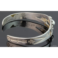 Fred Harvey Era Sterling Silver Concho & Arrow Navajo Cuff