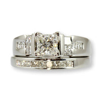 1.44ctw Diamond 14K Gold Engagement & Wedding Ring Set