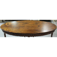 Oval Oak Cocktail Table