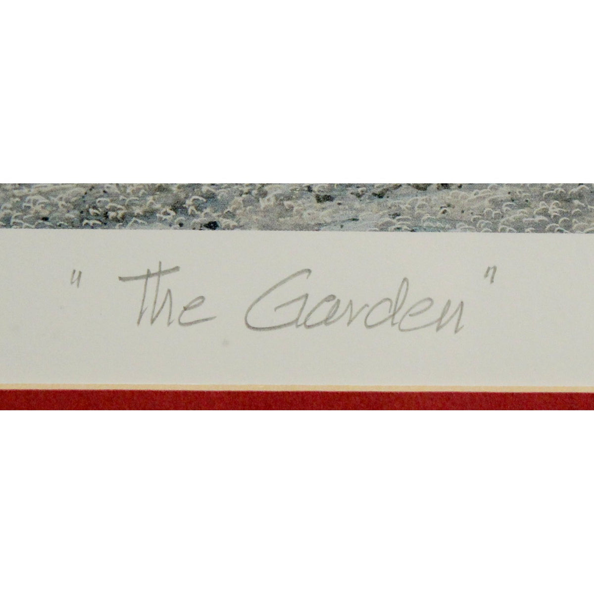 Signed Limited Edition Print "The Garden" by Tom Caldwell