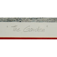 Signed Limited Edition Print "The Garden" by Tom Caldwell