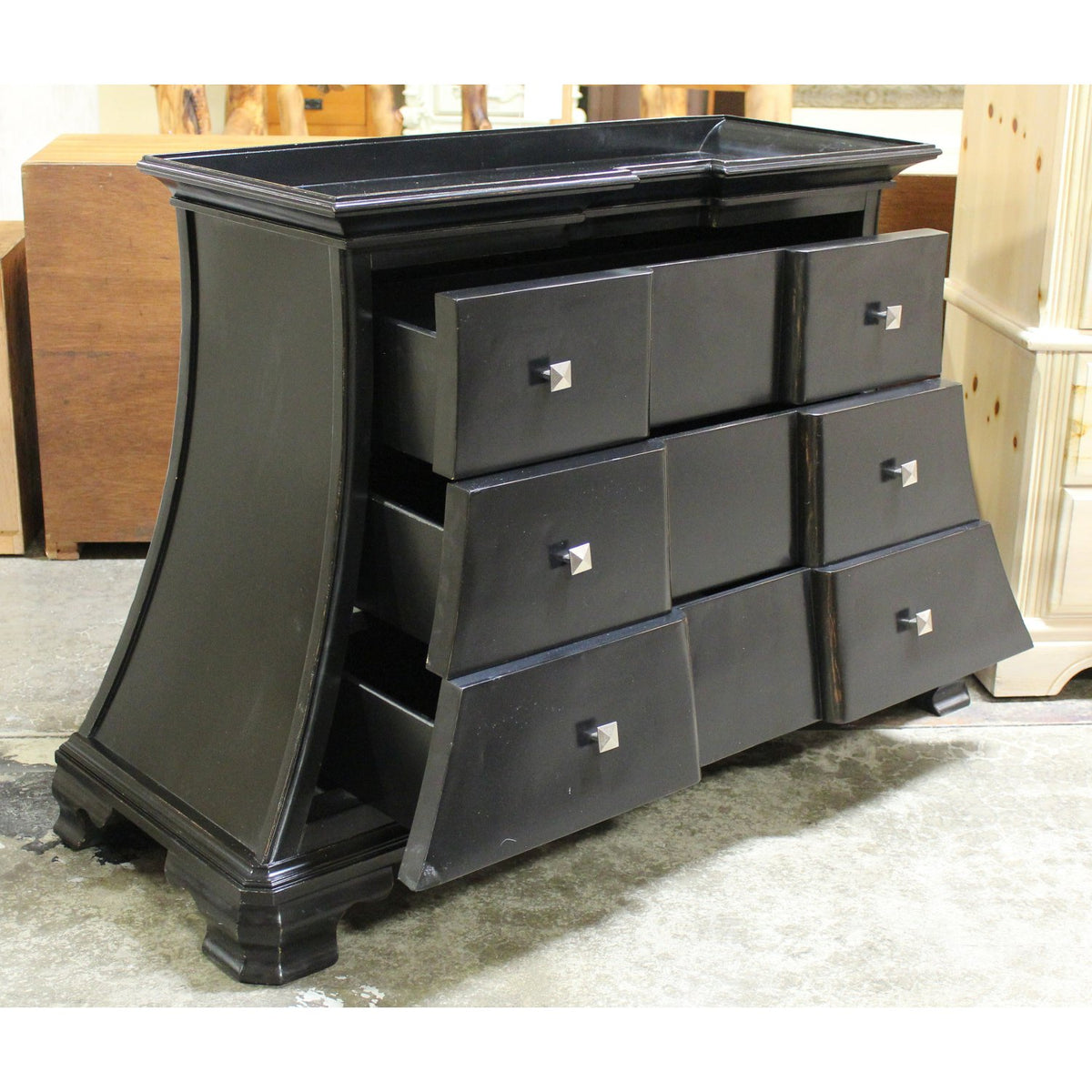 Black 3 Drawer Chest
