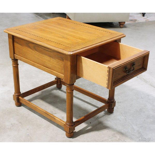 Hammary Inlay End Table w/Drawer