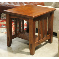 Oak Mission End Table