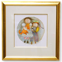 Limited Edition 'Deux Chat' by Graciela Rodo Boulanger