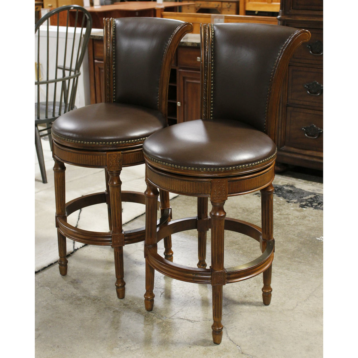 Frontgate Pair of Bar Stools