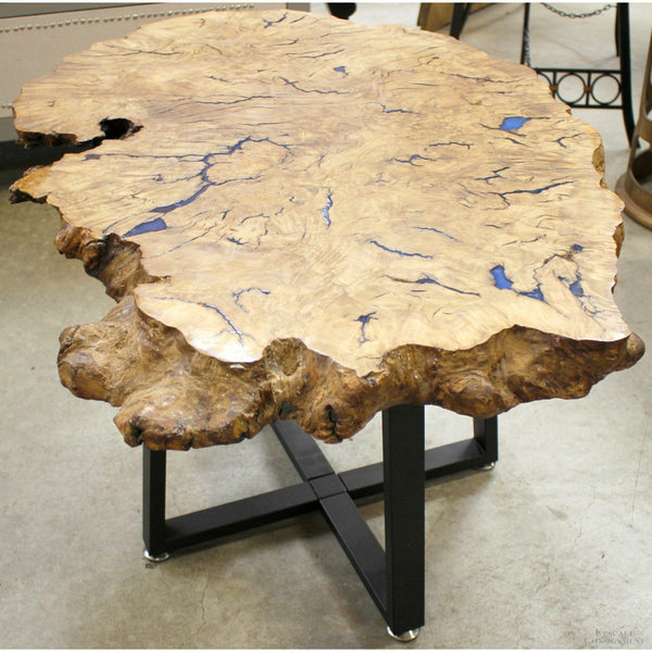 Live Edge Olive Wood Slab Coffee Table