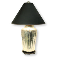Metal Canister Lamp w/Tapered Shade
