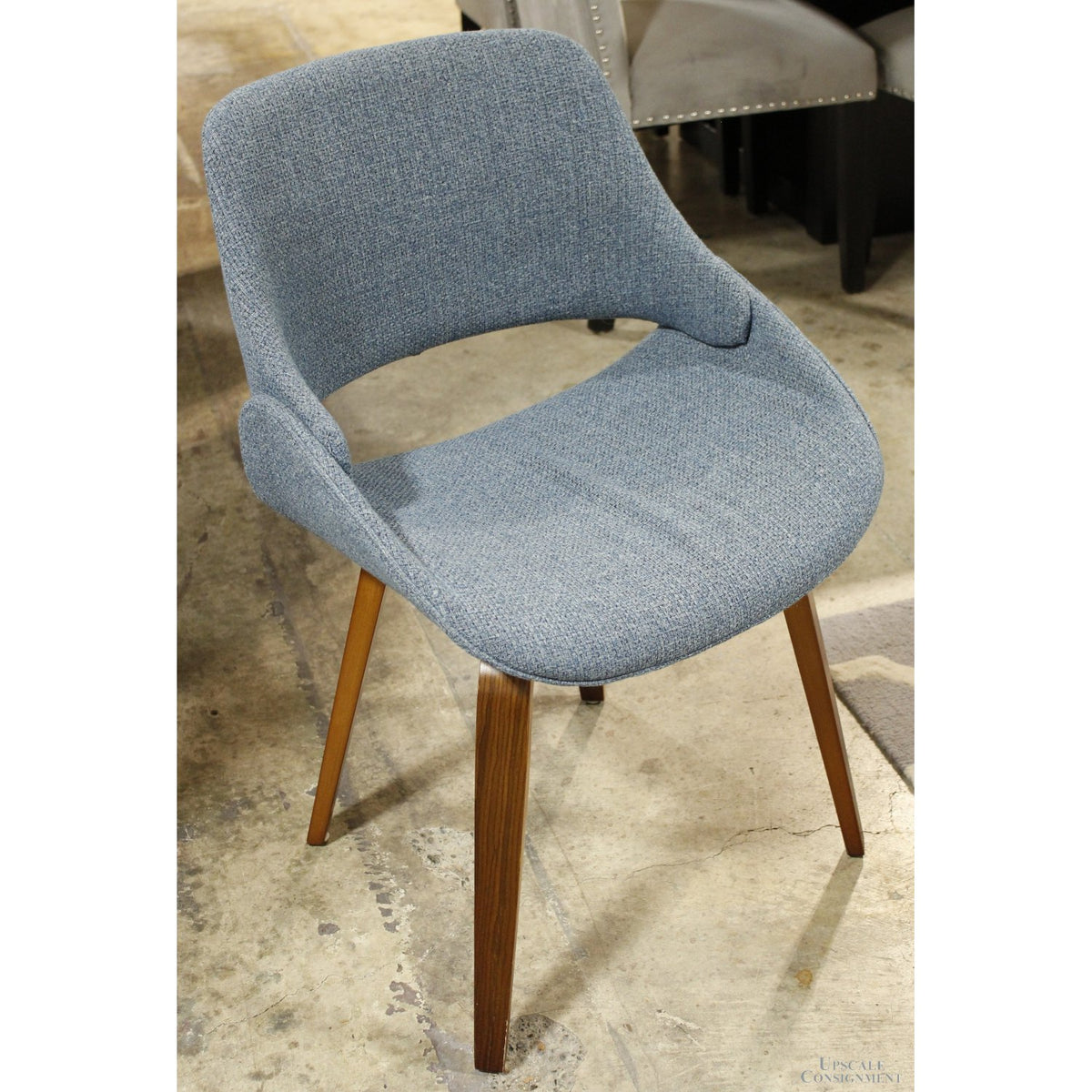 Dinette Table W/2 Blue Chairs