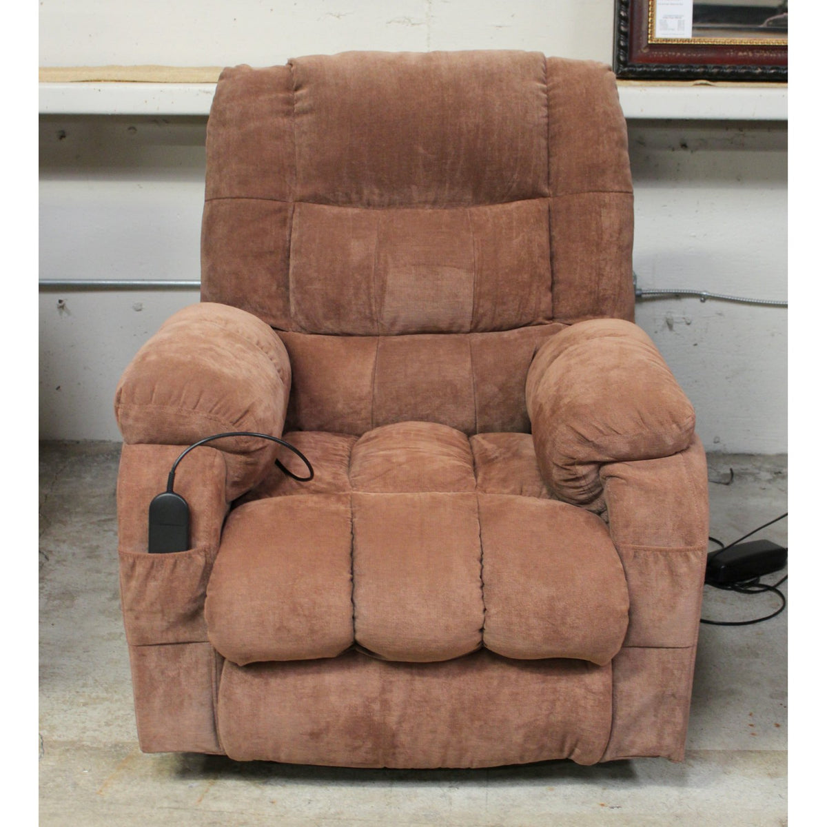 Tawny Brown Power Lift Recliner