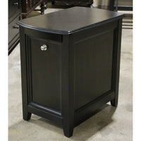 Tilt-Front Espresso Nightstand