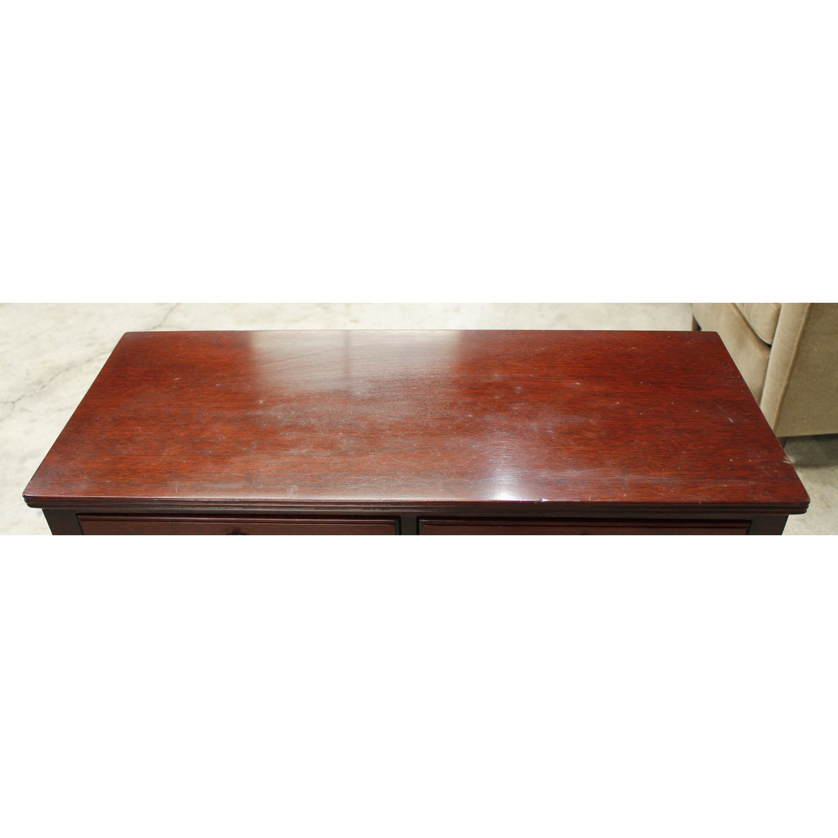 Mahogany 2 Drawer Console Table