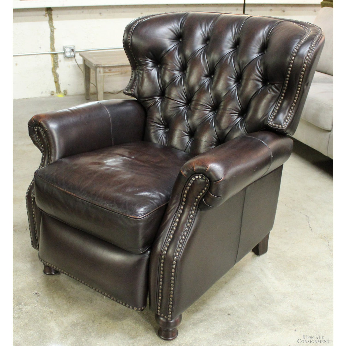 Barcalounger 'Presidential' Leather Recliner