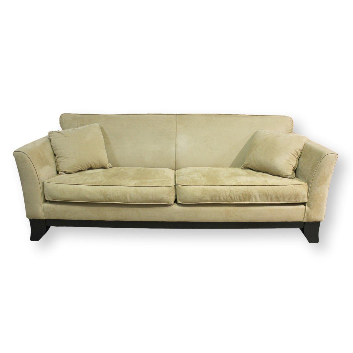 Interline Beige Microfiber Sofa