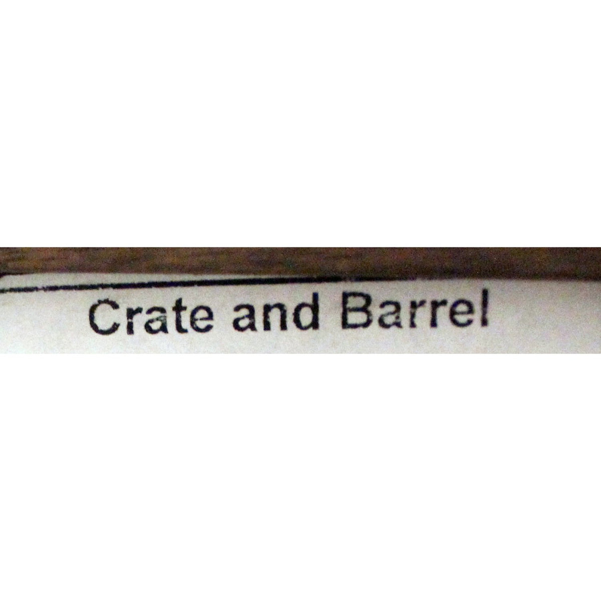 Crate & Barrel 'Pearson' Low Profile Walnut Media Console