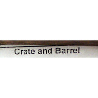 Crate & Barrel 'Pearson' Low Profile Walnut Media Console