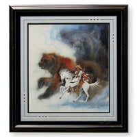 Bev Doolittle Double Signed Limited Edition Print '2 Bears of the Blackfeet'