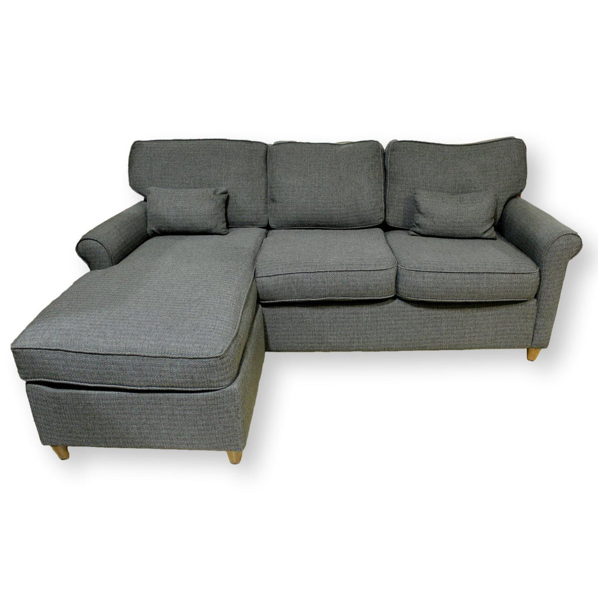 Jonathan Louis Gray Sectional Sofa w/Reversible Chaise