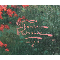 Framed Limited Edition Lithograph "Gardens Beyond Spring Gate" by Thomas Kinkade