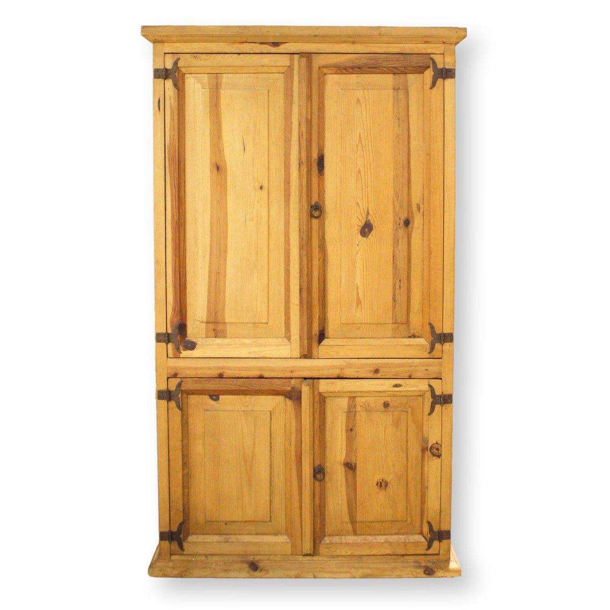 Rustic Pine Wardrobe Armoire