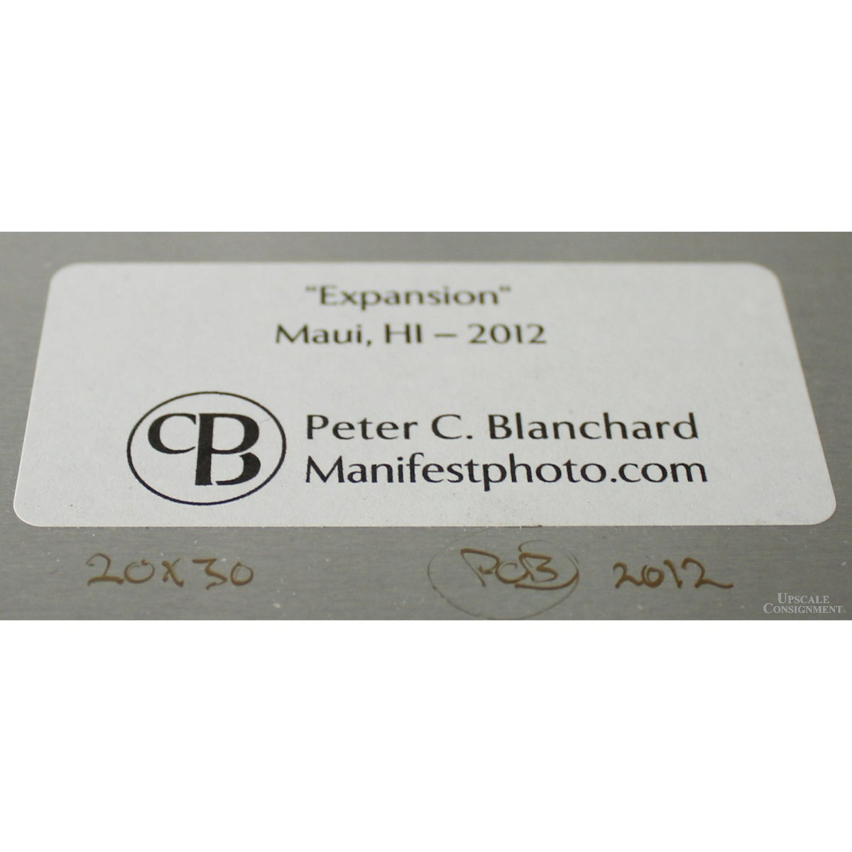 Infused Aluminum Print "Expansion" by Peter Blanchard