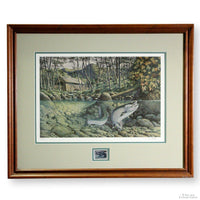 Signed Limited Edition 'Coastal Sea-Run Cut Throat Trout'' Print by Vic Erickson