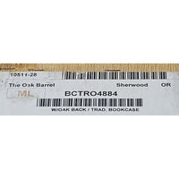 The Oak Barrel Oak 7' Double Bookcase