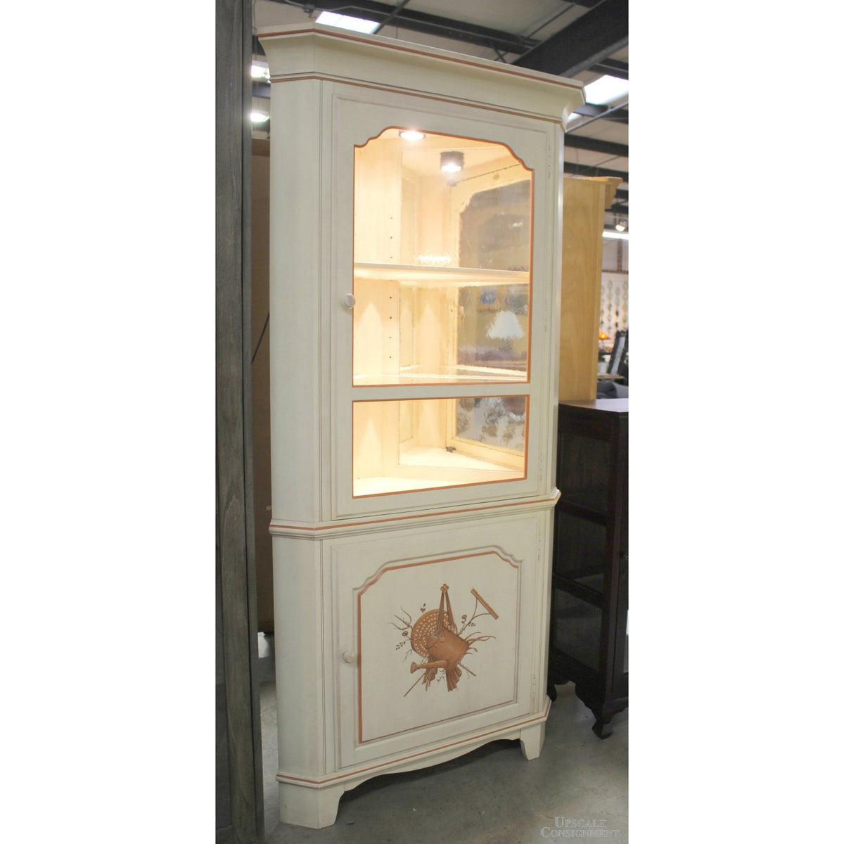 Jasper Cabinet White Corner Cabinet