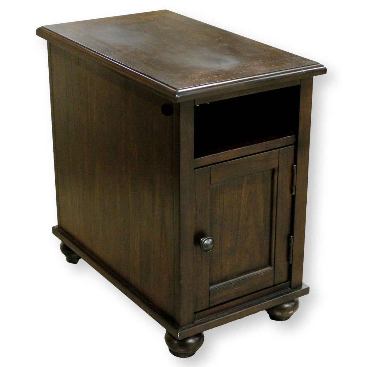 Ashley Furniture Narrow Nightstand w/Cabinet & Power Port