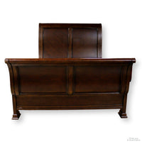 Mahogany Queen Size Sleigh Bed