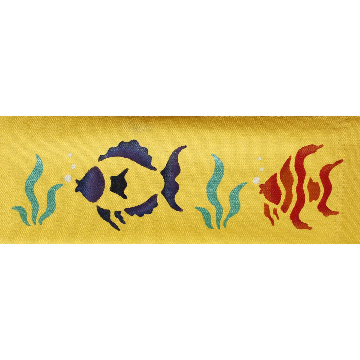 Yellow Aquatic Motif Director's Chair