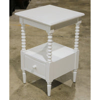 Land of Nod 'Jenny Lind' White Nightstand