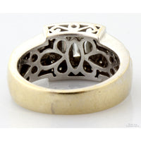 Le Vian 18K Two-Tone .73ctw Diamond Belt Buckle Ring